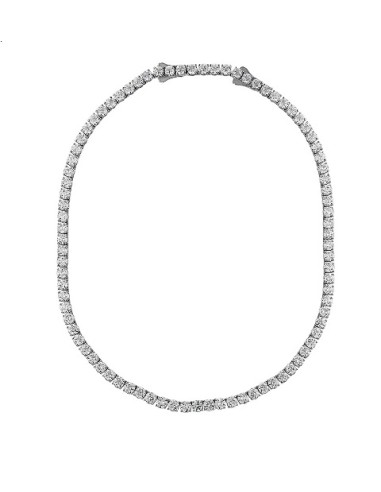 8,46ct- GARGANTILLA REVIERE ORO BLANCO DE 18K