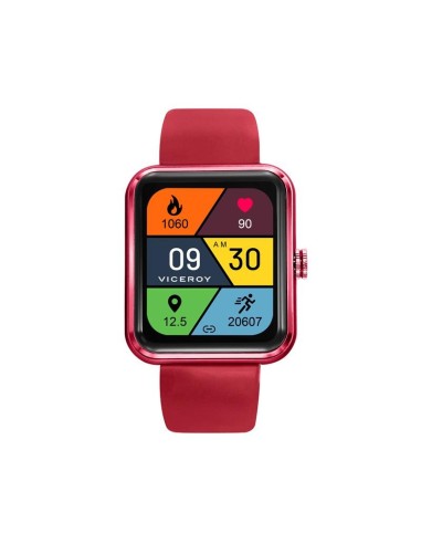 RELOJ SMART ALUMINIO ROJO CORREA VA