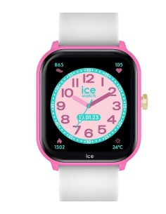 Watch smart junior flashy pink white