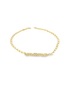 PULSERA MAMA  ORO 18K