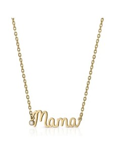 ct-0,014 Gargantilla mama diamante oro de 18k