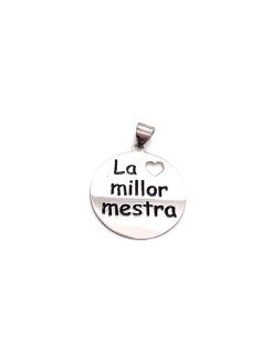 COLGANTE PLACA EN PLATA 