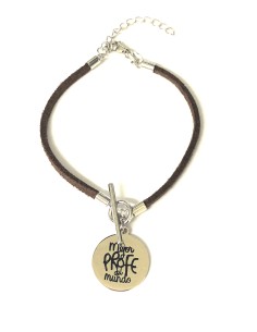 PULSERA PROFE PLATA 1ªLEY