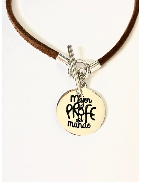 PULSERA PROFE PLATA 1ªLEY