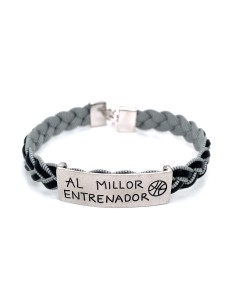 PULSERA PROFE AL MILLOR ENTRENADOR PLATA DE 1ª LEY