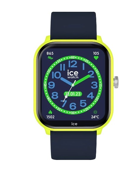 Watch smart yellow blue