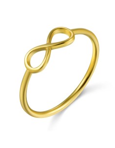 ANILLO INFINITY 12 GOLD PLATA DE 1ª LEY