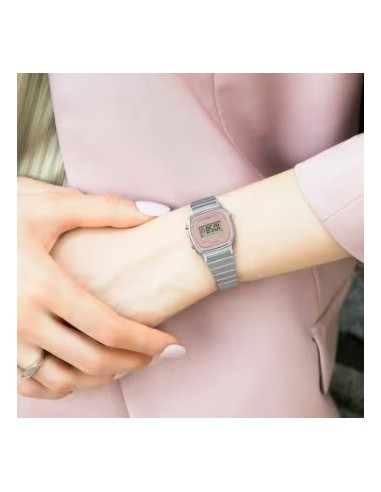 Reloj casio small rosa  4a2ef