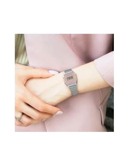 Reloj casio small rosa  4a2ef