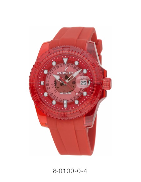 Reloj nude collection rojo 0-4
