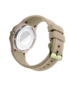 RELOJ ALUMINIO BEIGE Y ACERO IP VERDE CORREA SRA V 2