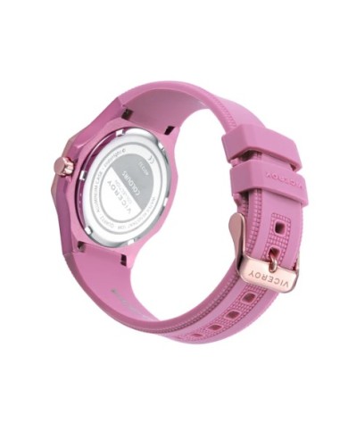 RELOJ ALUMINIO ROSA Y ACERO IP ROSA CORREA SRA VA