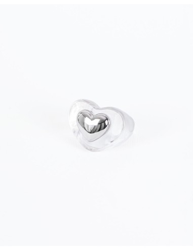 ANILLO MAX CORAZÓN TRANSPARENTE 
