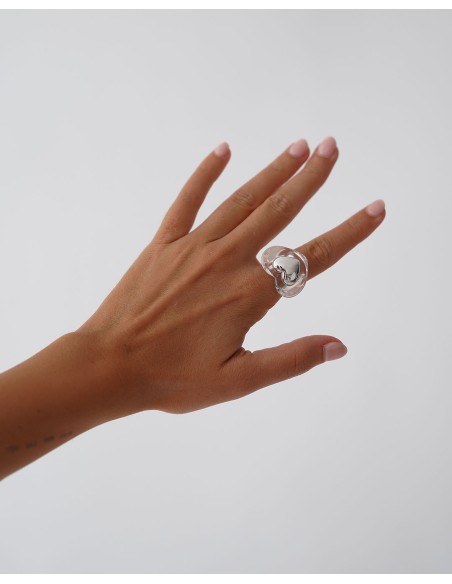 ANILLO MAX CORAZÓN TRANSPARENTE 