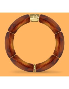Pulsera para mujer acero Full Warm Brown