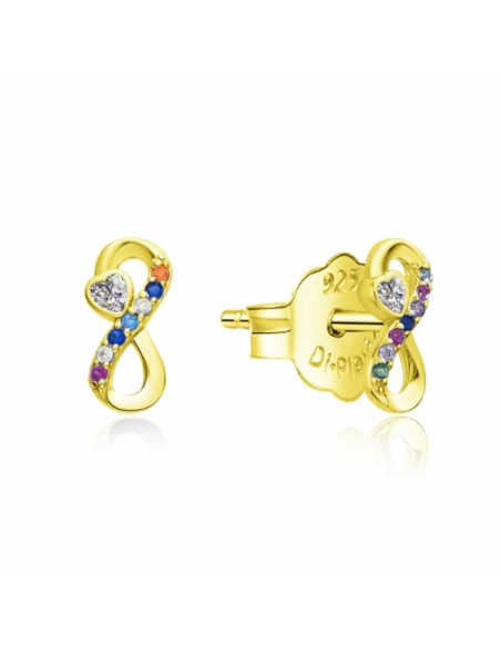 Pendientes infinito love mix plata ch 1ª ley