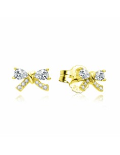 Pendientes coquette plata chapada 1ª ley