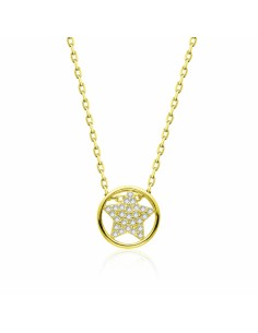 Gargantilla esfera estrella zn plata ch 1ª ley