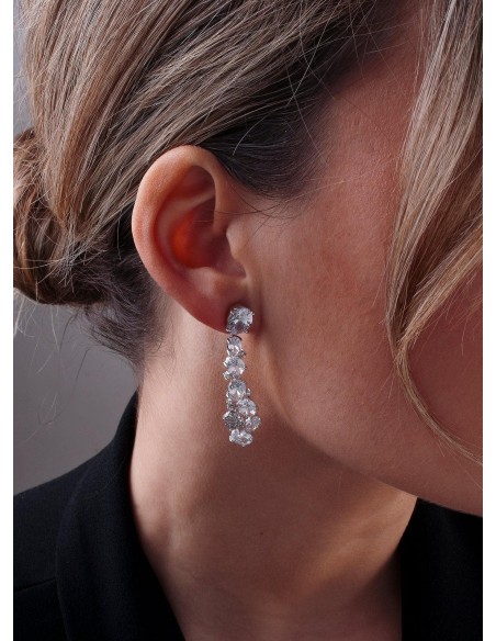 PENDIENTES ÓVALOS ZN LARGOS PLATA DE 1ª LEY