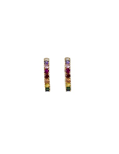 PENDIENTES ARO DAVINIA GOLD PLATA DE 1ª LEY