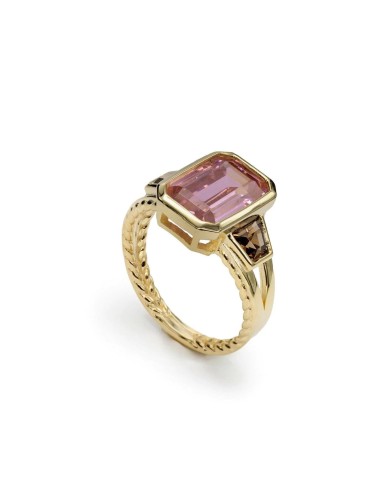 ANILLO ANTIQUEPINK PLATA DE 1ª LEY