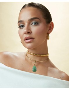 MOTIVO COLGANTE ACERO IP DORADO COL. LAURA ESCANES 2