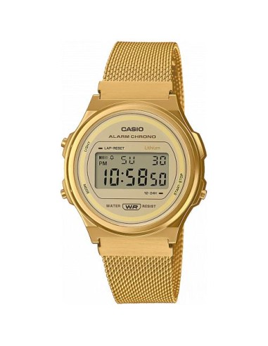 RELOJ CASIO DIGITAL DORADO 9AEF