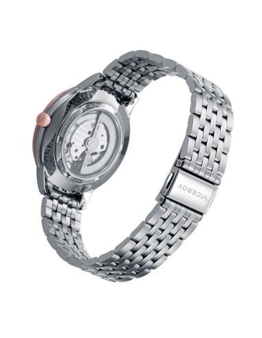 RELOJ HOMBRE AUTOMÁTICO ACERO IP ROSA