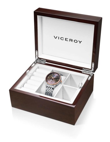 RELOJ HOMBRE AUTOMÁTICO ACERO IP ROSA