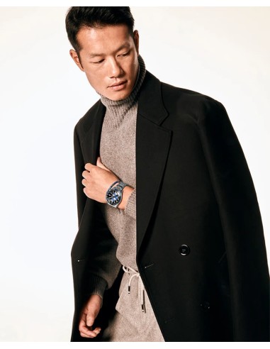 RELOJ HOMBRE CRONO ACERO Y CERÁMICA REF. 401339-57