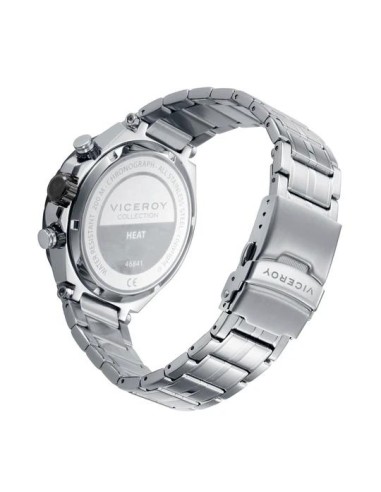 RELOJ HOMBRE CRONO ACERO IP NEGRO 46841-57