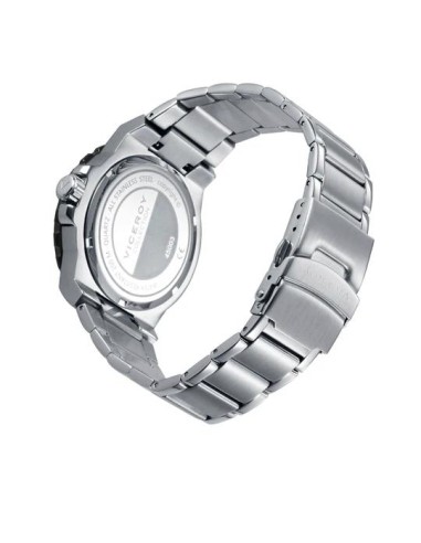 RELOJ ACERO IP GRIS BRAZALETE SR VA