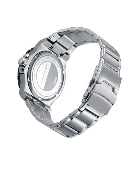 RELOJ ACERO IP GRIS BRAZALETE SR VA