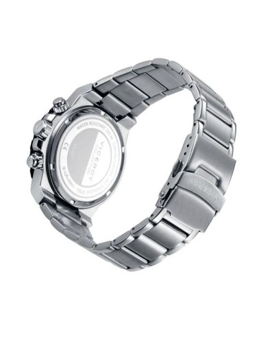 RELOJ HOMBRE CRONO ACERO IP NEGRO 45007-55