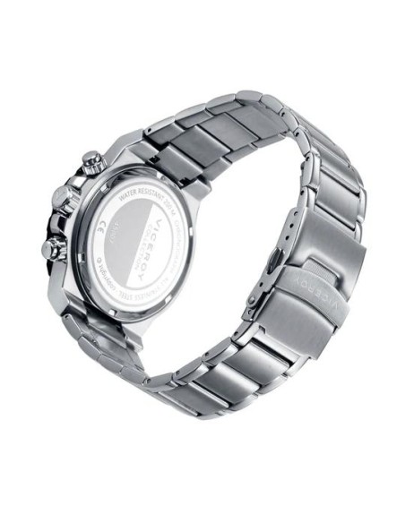 RELOJ HOMBRE CRONO ACERO IP NEGRO 45007-55