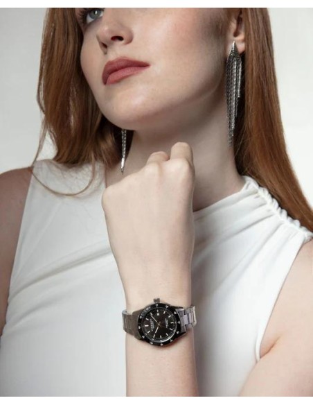 Pendientes de mujer de acero conjunto de cadenas