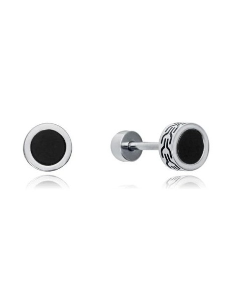 Pendientes Viceroy de Acero para Hombre 14215E01010 - Estilo Moderno y Sofisticado