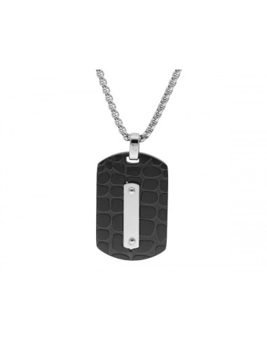 Gargantilla para hombre Placa acero - 86CD324