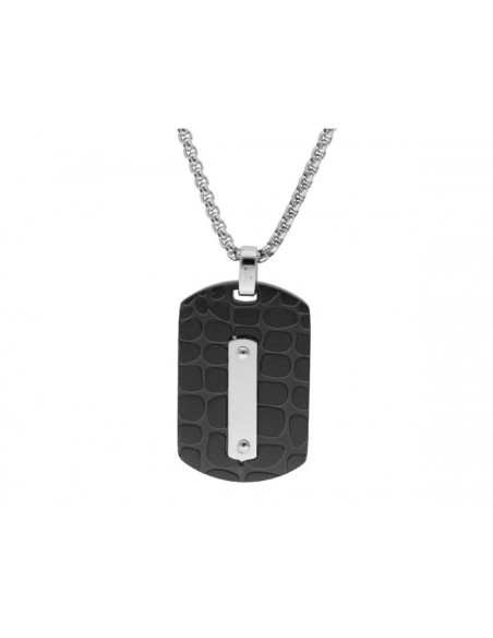 Gargantilla para hombre Placa acero - 86CD324