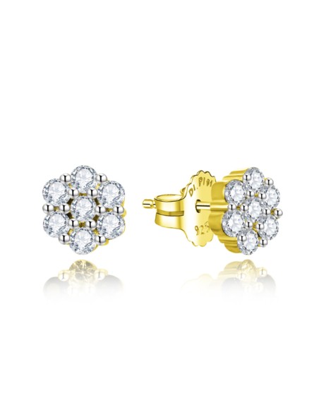 Pendientes para mujer ch flor circonitas L