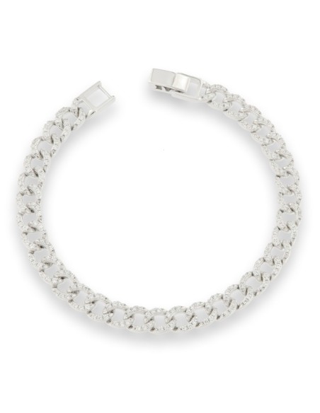 PULSERA CADENA ZN 18CM PLATA DE 1ª LEY