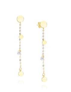 9k- Pendientes para mujer minimalista círculos zn