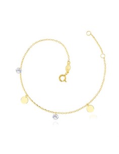 9k- Pulsera para mujer minimalista círculos zn