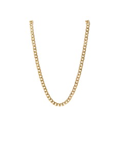 Cadena para Hombre Malla Barbada oro de 18k
