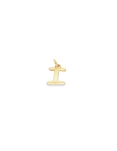 COLGANTE INICIAL LETRA  "I" ORO DE 18K
