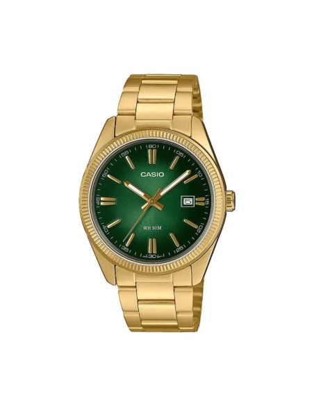 Reloj Casio MTP-1302PGC-3AVEF – Elegancia en dorado y verde