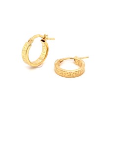 PENDIENTES VERSACE L PLATA CHAPADA DE 1ª LEY