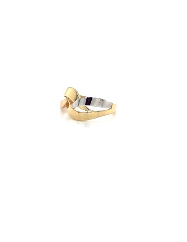 ANILLO TRICOLOR ONA ORO DE 18K