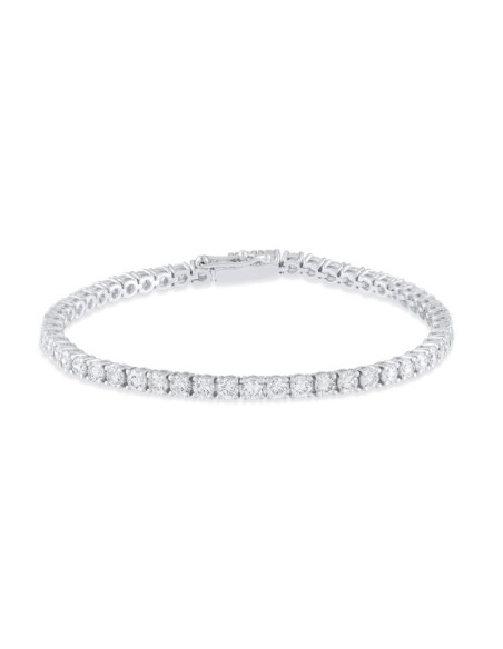0,96ct- PULSERA REVIERE DIAMANTES ORO BLANCO 18K