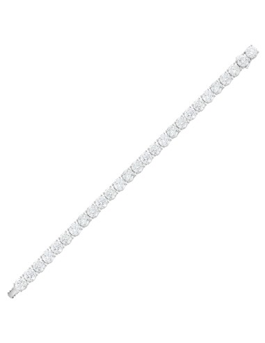 3,97ct- PULSERA REVIERE DIAMANTES ORO BLANCO 18K